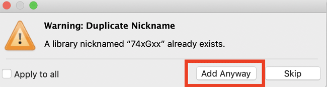 Add Anyway option in KiCad Project