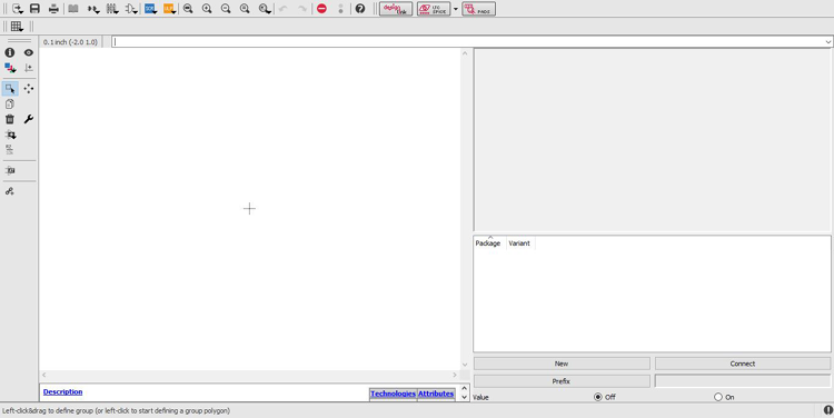 Creating schematic symbols and custom footprints in EAGLE CAD