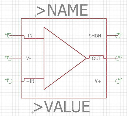 Creating schematic symbols and custom footprints in EAGLE CAD