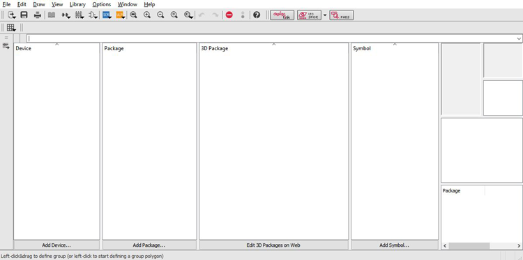 Creating schematic symbols and custom footprints in EAGLE CAD