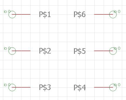 Adding Pins for custom footprints in EAGLE CAD