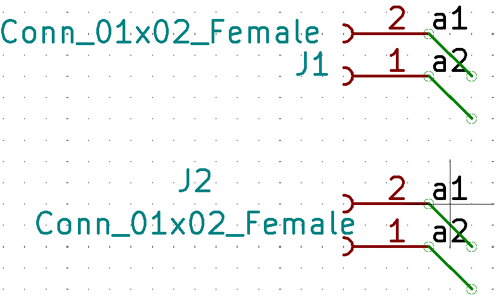 Bus Nets Labelling in KiCad EEschema