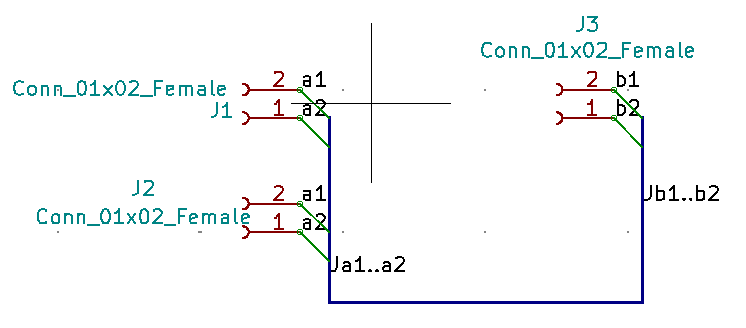 Busline in KiCad EEschema