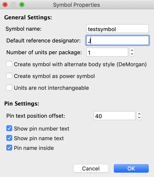 KiCad Symbol Properties