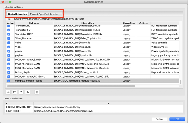 Save KiCad Project Globally