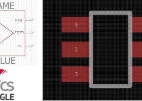 Creating schematic symbols and custom footprints in EAGLE CAD